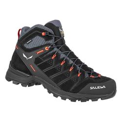 Salewa Homme Ms Alp Mate Mid Ptx Chaussures de Randonnée Hautes, Black Out Fluo Orange, 43 EU