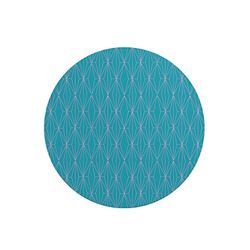 Questo Casa, Rund musmatta med digitalt tryck, halkfri baksida, för kontor och hem, diameter: 22 cm