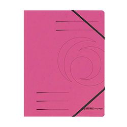 Herlitz 11159654 Verzamelmap roze A4 – bestanden (roze, A4, 1 stuks)