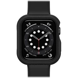 OtterBox All Day Watch Bumper för Apple Watch Series SE 2:e gen/SE 1:e gen/6/5/4 44mm, stöttåligt, fallskyddat, tunt fodral för Apple Watch, skyddar displayen och kanterna, Svart