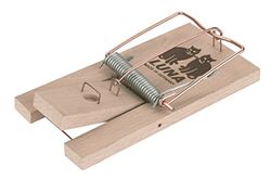 Kerbl 299613 Rattenval Luna in Sb Pack met houten ontspanner