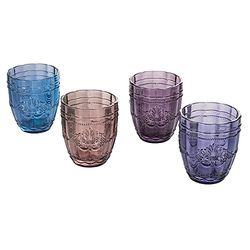 Villa d'Este Home Tivoli Syrah Set of 4 Water Provenence Glasses, 265 ml