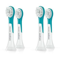 Philips Sonicare HX6032/33 Pack da 2 Testine di Ricambio For Kids Mini per Spazzolino Elettrico Sonico, Per Bambini dai 3 ai 6 anni (Confezione da 2)