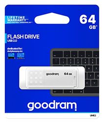 Goodram UME2-0640W0R11 PENDRIVE USB 64GB USB 2.0 Bianco