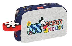 Safta Mickey Mouse Only One Thermo-ontbijthouder, thermoskan, hoge kwaliteit, maximale weerstand, voor levensmiddelen, speeltijd, 21,5 x 6,5 x 12 cm, marineblauw, Donkerblauw, Standaard, Casual