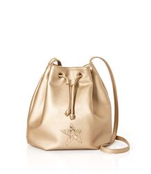 Starlite Shop 11166, Bolso Bandolera para Mujer, Dorado (Gold), 7x20x25 cm (W x H x L)