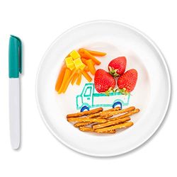 Prince Lionheart 2670 Create PLATE - Complete set: 1 plaat, 1 dry erase insert, 1 dry erase marker, meerkleurig