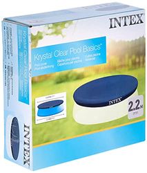 Intex 28020 Easy Pool Cover, PVC, blauw, 244 cm