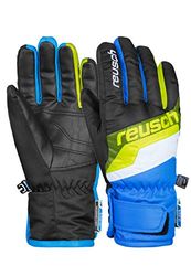 Reusch Children's Dario R-TEX XT Gloves, Black/Brilliant Blue, 3