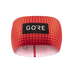 GORE WEAR Uniseks hoofdband Grid, one-size, vuurrood/zwart