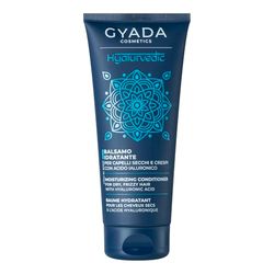 GYADA COSMETICS, Après-Shampooing Hydratant Hyalurvédique, pour Cheveux Secs et Crépus, -25% Frizz, +30% Brillance, 200 ml