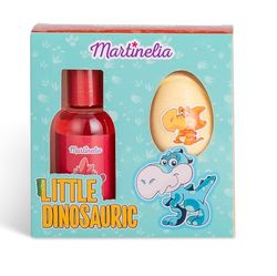 MARTINELIA - Badset voor kinderen, kleine dino, dinosaurusbadset voor jongens, douchegel en speelse badbom – zonder giftige ingrediënten