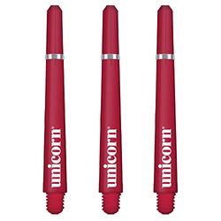 Unicorn Dart Shafts | Gripper 4 | Durable Polycarbonate | 3 Stems | Red | Medium 41.0 mm