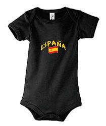 Supportershop - Body para bebé (Espanha), FR: 0-3 meses (Tamanho do fabricante: 0-3 meses)