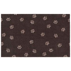 Hanse Home Pets bakonderlegger, voerbakmat voor hond, hondendeken, waterdicht, onderhoudsvriendelijk, antislip, ontwerp voor binnen en buiten, onderlegger voor hondenbak, bruin, 50 x 80 cm