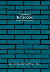 Notebook: Brick Collection Project Workbook / Executive (7 x 10 in / 178 x 254 mm) Size / 200 Graph Paper Pages: Great for Home, Office or School