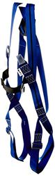 Honeywell Miller Titan 2 Points Harness, Blue With Black Line Polyester Webbing, Adjustable Leg Straps, Lightweight (0.6 kg), Cost Effective, One Size, 1011891