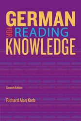 German for Reading Knowledge (World Languages)