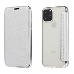 Telefoonhoes voor iPhone 12 Pro Max, iPhone 12 Pro Max, leren hoes, klaphoes, beschermhoes, cover, compatibel met iPhone 12 Pro Max (wit)