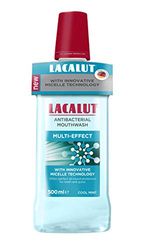 Lacalut Colluttorio Micellare Multi-Effect - Colluttorio Gengive Sane e Igiene Dentale 500 ml - Combatte Placca, Batteri e Tartaro per un Igiene Orale Completa e Alito Fresco