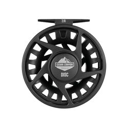 SHAKESPEARE Cedar Canyon Disc VliegenHaspel - Lichtgewicht grafiet constructie, verstelbare Disc Drag System, converteerbare links/rechts Retrieve, soepele prestaties, vliegvissen Haspel - 7/8