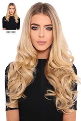 Lullabellz Thick Curly Clip In Hair Extensions, 20-Inch Length, California Blonde