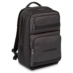 Targus CitySmart Advanced TSB912EU - Zaino per notebook con capacità 22 L, ideale per pendolari di città e viaggiatori d’affari, adatto per notebook con schermo fino a 15,6”, colore: nero e grigio