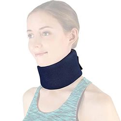 Soles Neck Brace (Small) Recovery Cervical Collar | Adjustable, High-Density Foam | Soft, Cotton Fabric | Hypoallergenic | Relieves Spine, Muscle, Joint Pressure - S / 26-37 cm