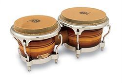 LP Latin Percussion Generation II Wood Bongo Matte Sunburst LP201AX-2MSB