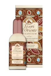 Tesori d'Oriente EDT Byzantium 100 ml, aromatisk parfym (svart ros & labdanum), i aluminiumflaska, wellness-ritual för kropp och sinnen