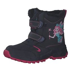 Kappa Feya Tex K, Zapatos para Nieve, Azul Marino, Rosa, 27 EU