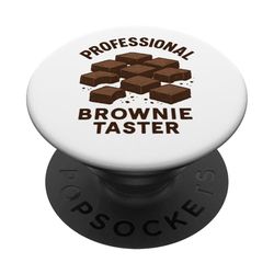 Brownie profesional para degustar brownie PopSockets PopGrip Adhesivo
