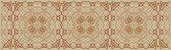 Doge Milano Chemin de cuisine, 100% Made in Italy, Tapis antitache avec impression numérique, Tapis antidérapant et lavable, Modèle Vintage - Nevada, 280x52 cm