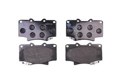 HELLA PAGID 8DB 355 016-871 Conjunto de pastilhas de travão T3076 espessura 15 mm sistema de travões Sumitomo com avisador acústico de desgaste, por exemplo. LEXUS / TOYOTA