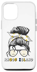 Carcasa para iPhone 12/12 Pro Rhode Island USA Girl USA Rhode Island Mom Womens