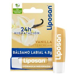 Liposan Vainilla (1 x 5,5 ml), bálsamo labial de cuidado intensivo, cacao de labios de textura ligera, bálsamo hidratante para unos labios suaves y tersos