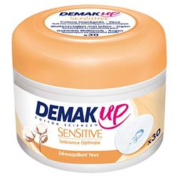 Demak'Up Sensitive - Disques Pré-imprégnés, 30 cotons