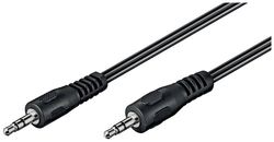 Goobay 60931 audioanslutningskabel AUX, 3, 5 mm stereo, platt kabel