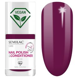 Semilac 026 klassiskt semilac-nagellack med balsam 2-i-1 BREATHable-teknik 7 ml