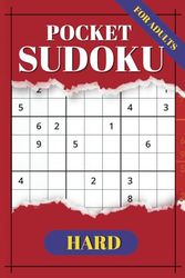 Pocket Sudoku Puzzle Book: Travel Friendly Puzzles in a Pocket Sized Design with Hard Levels | A Fun Brain Game Challenge with Solutions Included | Perfect for Adults, Teens & Seniors