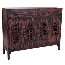 Aparador De Madera Con Puertas Y Cajones