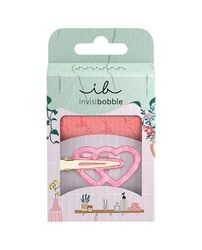 invisibobble - Oasis Roller Retreat Set of 4 for Heatless Curls with Velcro Curlers and Creaseless Clips - Gentle Styling without Heat - Trendy Look, Secure Hold Healthy Hair