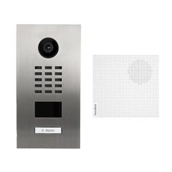 DoorBird D2101V-V2-EP + A1061W Videoportero, Acero Inoxidable