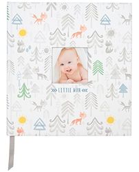 CR Gibson Baby Boy Livre mémoire pour nouveau-né 5 ans – Coffret cadeau/souvenir/journal pour bébé (petit homme)