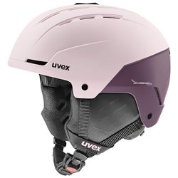 uvex stance, casco da sci Unisex adulto, powder-plum matt, 54-58 cm