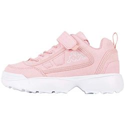 Kappa Rave Sun K Unisex Kids, Zapatillas, Rosa (2110 Rosa/White), 28 EU