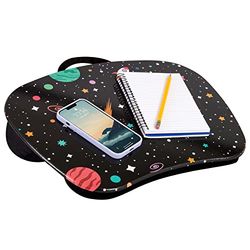LAPGEAR MyStyle Bureau Portable avec Coussin, modèle Space Odyssey, Convient aux Ordinateurs Portables Jusqu’à 15,6", Modèle n° 45337