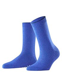 FALKE Women's Cosy Wool W SO Thick Warm Plain 1 Pair Socks, Blue (Imperial 6065), 5.5-8