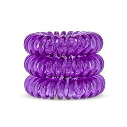 Purple Berry SpiraBobble | Fasce per capelli da donna – Set di 12 elastici per capelli | Elastici per capelli durevoli | Anello a spirale per code di cavallo