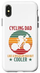 Coque pour iPhone X/XS Cycling Dad Cooler Drôle Vélo de course vintage